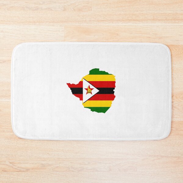 Item preview, Zimbabwe Flag country map designed and sold by ashleyhudson.