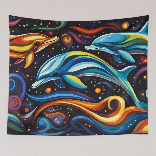 Item preview, Cosmic Dolphin Dreams designed and sold by Boddicca.