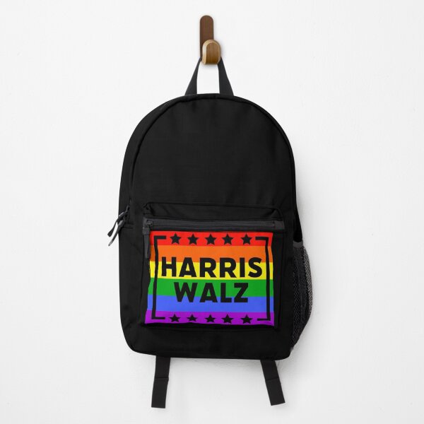 Item preview, Harris Walz rainbow sign designed and sold by Rachel the Artist .