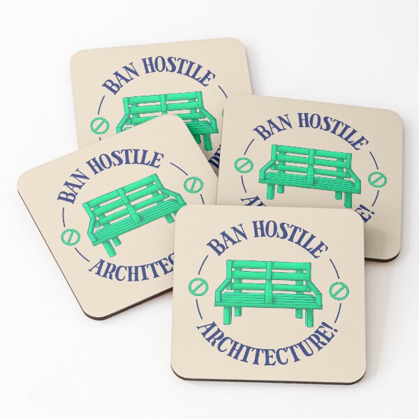 Item preview, Ban Hostile Architecture - Ban Anti Homeless Architecture designed and sold by Picket Club.