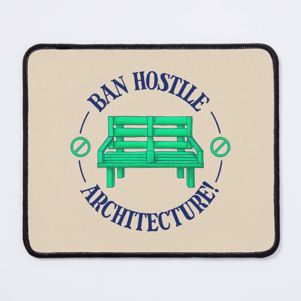 Item preview, Ban Hostile Architecture - Ban Anti Homeless Architecture designed and sold by Picket Club.