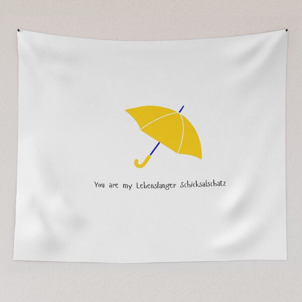 Item preview, how i met your mother, himym, ted mosby, yellow umbrella, rain, legendary, tracy, robin, umbrella. designed and sold by Mikrokosmos05.