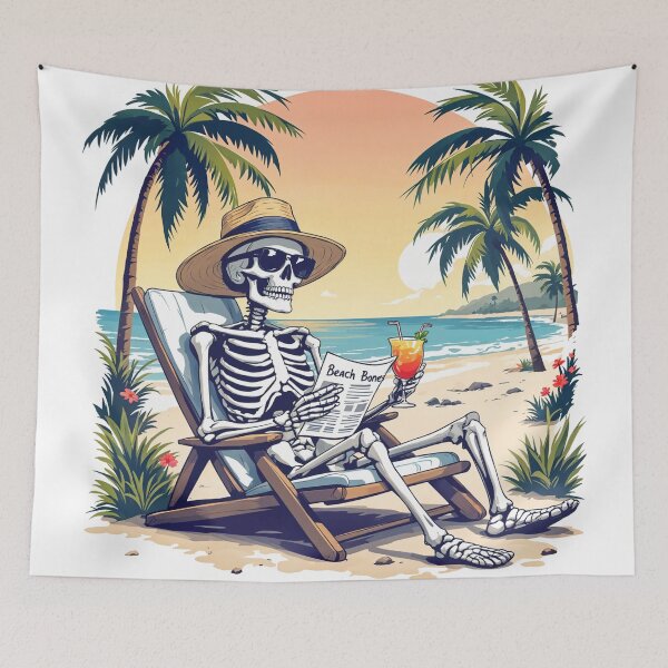 Item preview, Beach Bones: Vintage Skeleton Vibes designed and sold by urbsrepublic.
