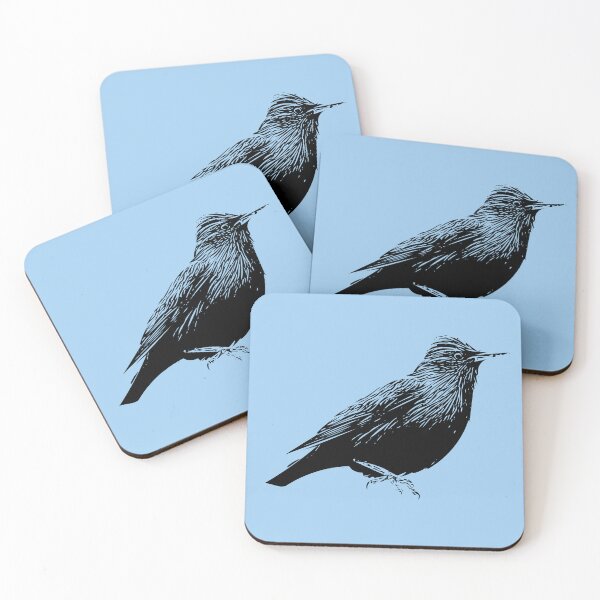 Item preview, Spotless Starling Black Design  designed and sold by designsasstultd.