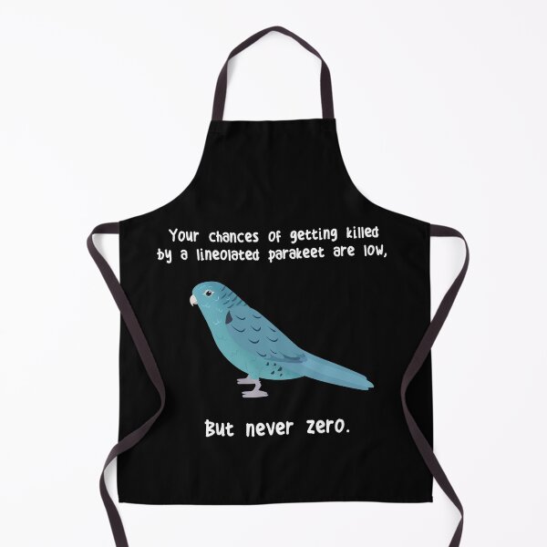 Item preview, Lineolated Parakeet Parrot Never Zero designed and sold by Clara Hollins.