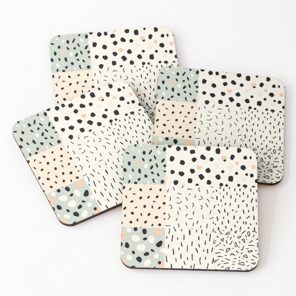 Item preview, Abstract Hand-Drawn Pattern Collection – Organic Shapes and Artistic Designs designed and sold by hjian8219.