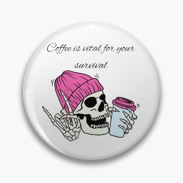 Item preview, Winter Skull Drinking Coffee designed and sold by Dougall5150.