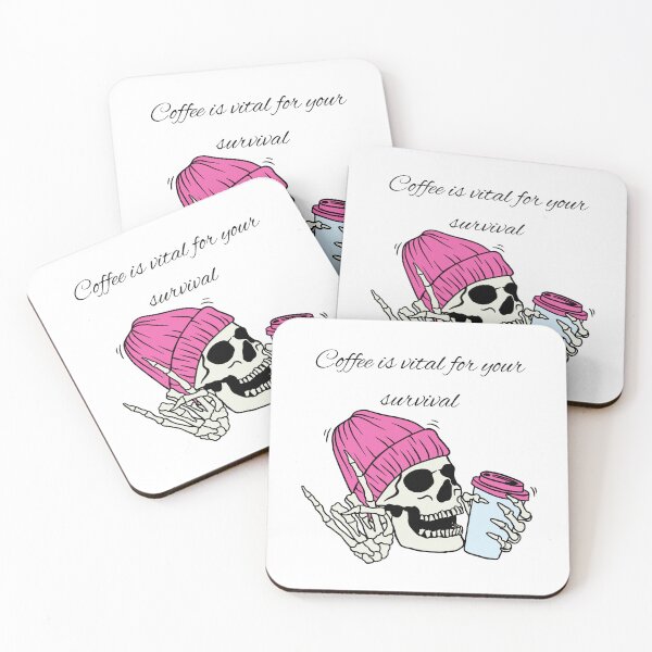 Item preview, Winter Skull Drinking Coffee designed and sold by Dougall5150.