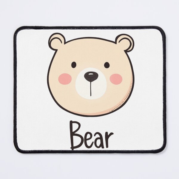 Item preview, Minimalist Bear Face designed and sold by urbsrepublic.