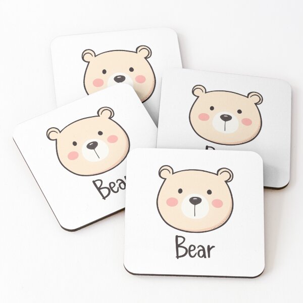 Item preview, Minimalist Bear Face designed and sold by urbsrepublic.