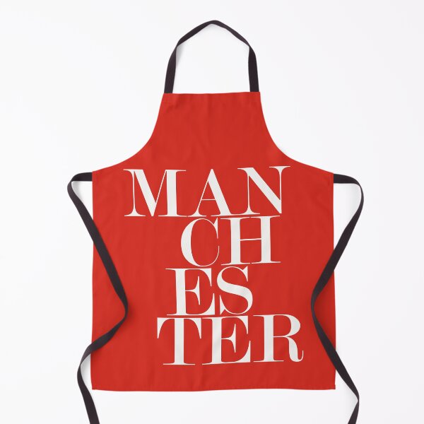 Item preview, Manchester UK City Red Typography Minimalist Artwork designed and sold by kakarikihill.