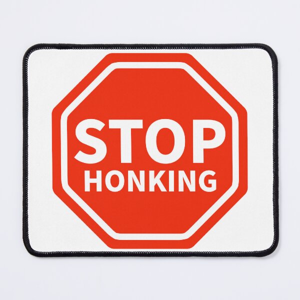 Item preview, Stop honking  designed and sold by Rachel the Artist .