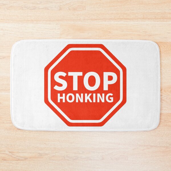 Item preview, Stop honking  designed and sold by Rachel the Artist .