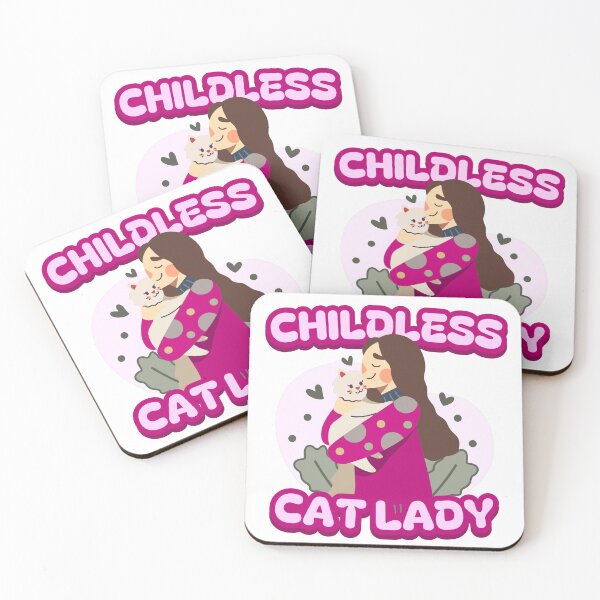 Item preview, Childless Cat Lady Designed designed and sold by ProWittyDesigns.