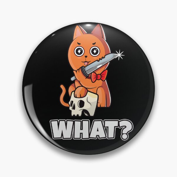Item preview, What Cat, Murderous Cat With Knife designed and sold by messy-nessie.