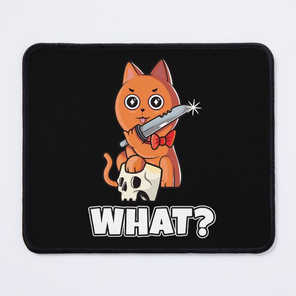 Item preview, What Cat, Murderous Cat With Knife designed and sold by messy-nessie.