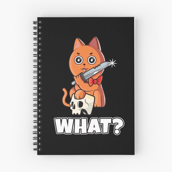 Item preview, What Cat, Murderous Cat With Knife designed and sold by messy-nessie.
