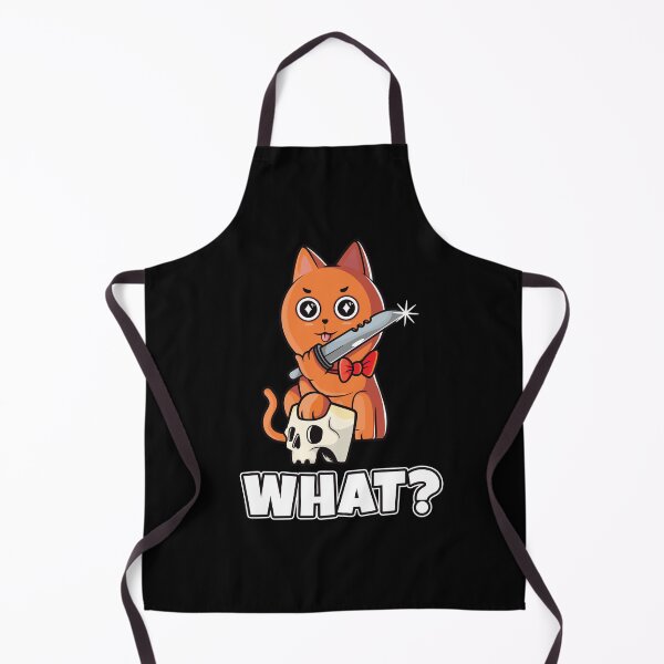 Item preview, What Cat, Murderous Cat With Knife designed and sold by messy-nessie.