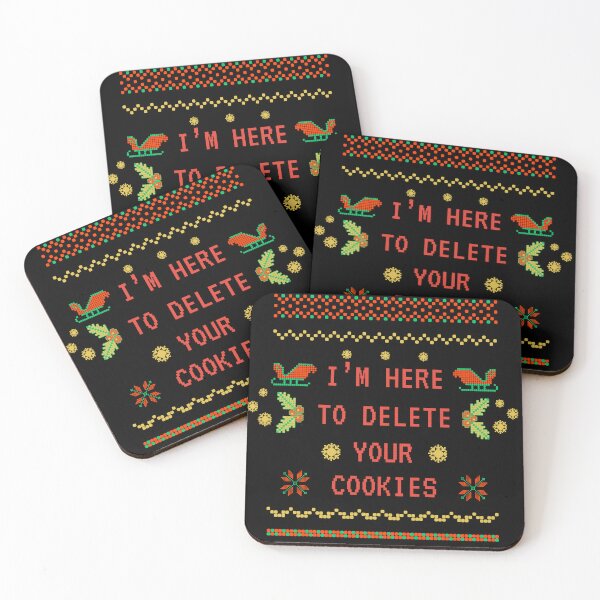 Item preview, Delete Your Cookies Christmas Programmer Humor designed and sold by chapir.
