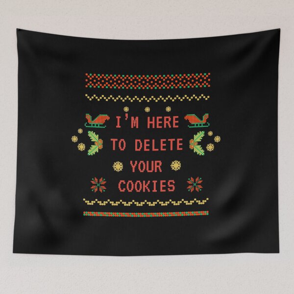 Item preview, Delete Your Cookies Christmas Programmer Humor designed and sold by chapir.