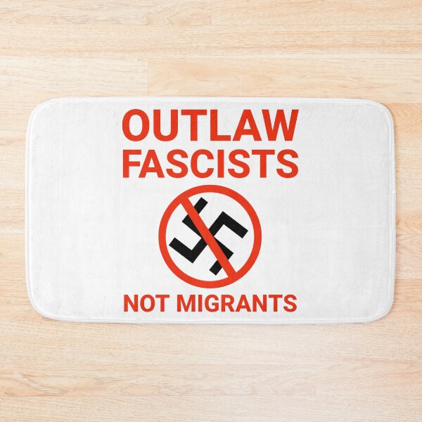 Item preview, Outlaw fascists not migrants  designed and sold by Rachel the Artist .