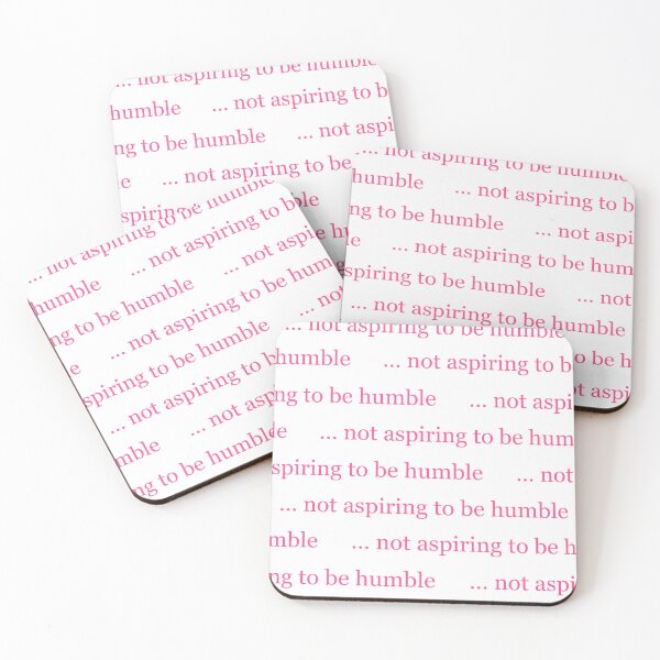 Item preview, not aspiring to be humble, pink designed and sold by Sara Frane.
