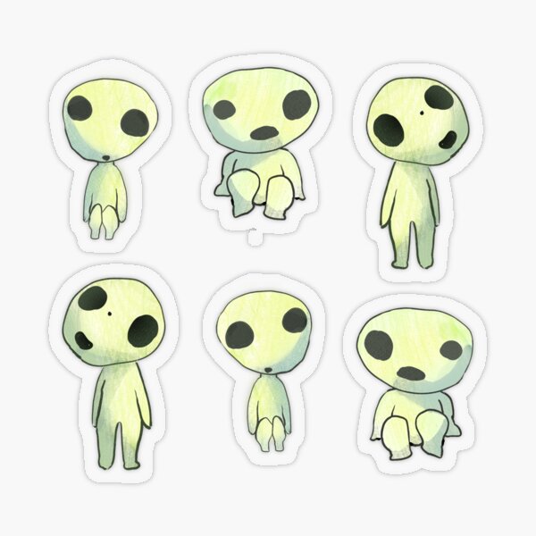 Item preview, Kodama princess mononoke designed and sold by Cozesign.