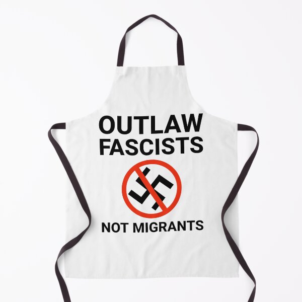 Item preview, Outlaw fascists not migrants  designed and sold by Rachel the Artist .