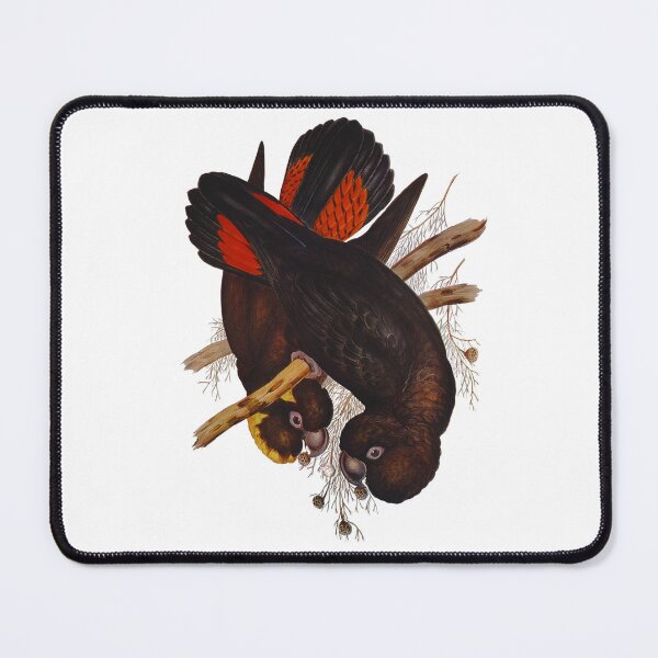Item preview, Cockatoo Feast designed and sold by VintageArtByIda.