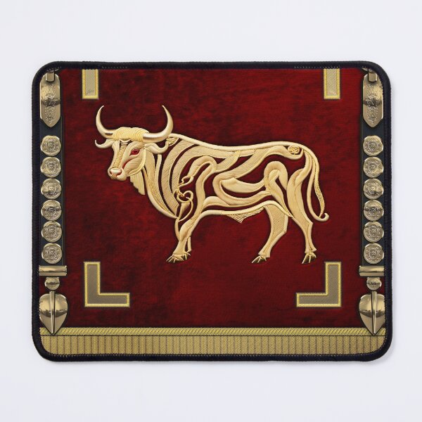 Item preview, Standard of the 10th Mounted Legion - Vexillum of Legio X Equestris No.2 designed and sold by Serge Averbukh Art Studio.