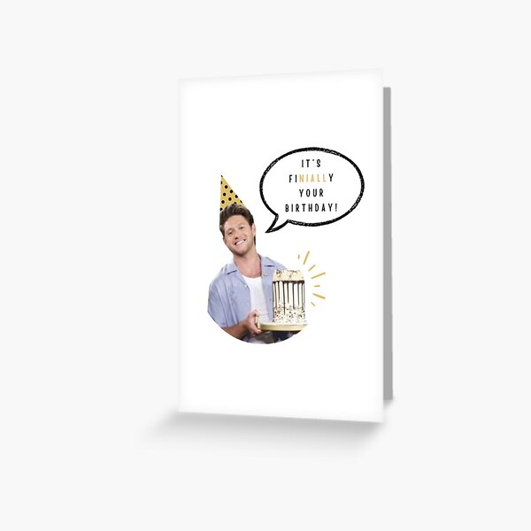 Item preview, It's fi[niall]y your birthday! - Niall Horan designed and sold by iremisqueira.