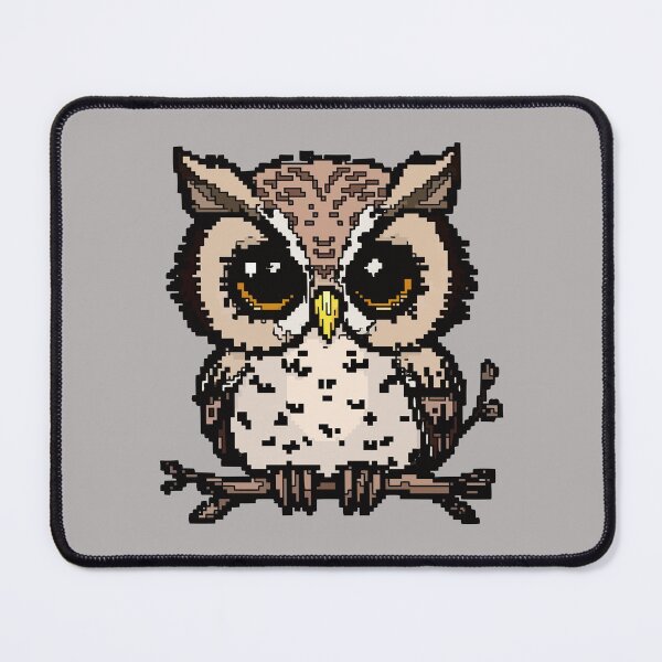 Item preview, Pixel Tawny Owl designed and sold by NaturePixel.