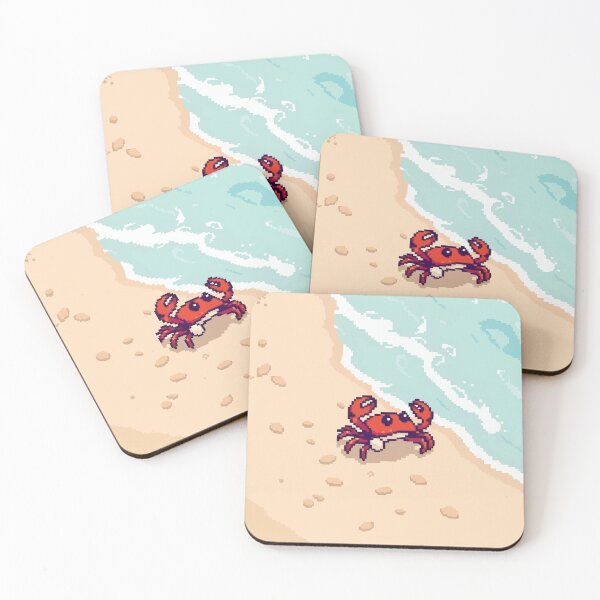Item preview, Pixel Crab The Beachside Wanderer designed and sold by NaturePixel.
