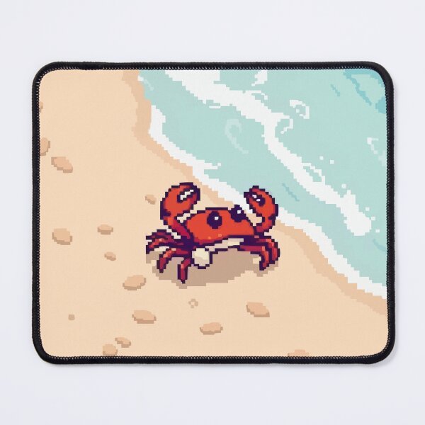 Item preview, Pixel Crab The Beachside Wanderer designed and sold by NaturePixel.