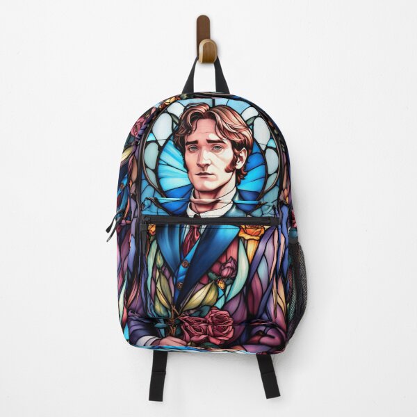 Item preview, Jane Austen’s Pride & Prejudice Mr. Darcy Stained Glass Portrait designed and sold by Smile More Art Store ⭐️⭐️⭐️⭐️⭐️.