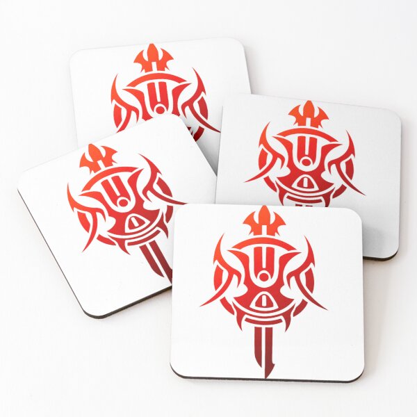 Item preview, Red Fire Art – Vibrant and Fierce Tribal Design designed and sold by BubbleSpy.
