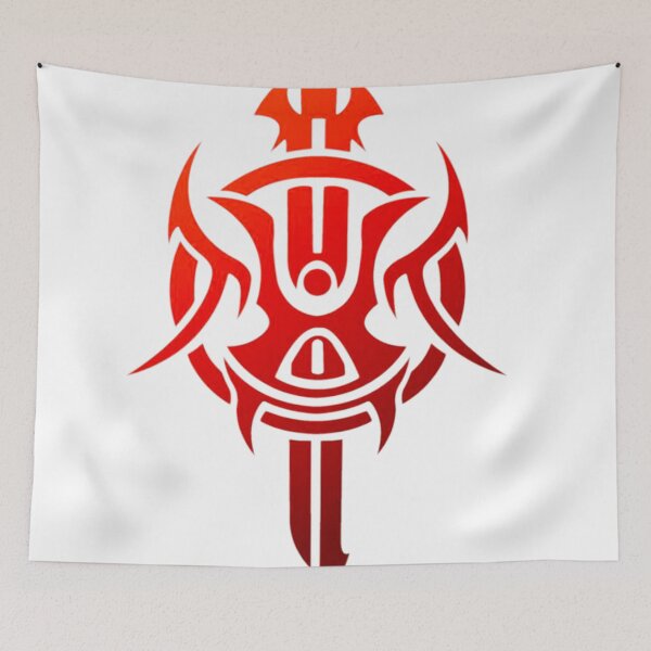 Item preview, Red Fire Art – Vibrant and Fierce Tribal Design designed and sold by BubbleSpy.