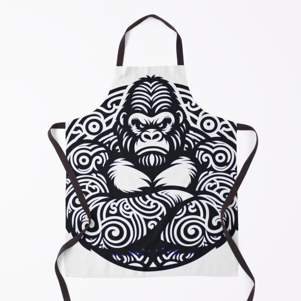 Item preview, Tribal Kong Art – Powerful Gorilla designed and sold by BubbleSpy.