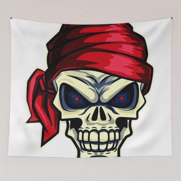 Item preview, Skull Pirates – Pirate Skull Design designed and sold by BubbleSpy.
