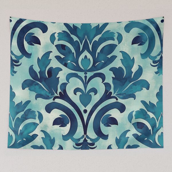 Item preview, Venetian Floral Damask Pattern designed and sold by HausKatz.