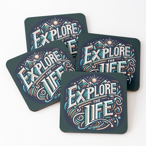 Item preview, Explore the Life, typography designed and sold by maxmaj.