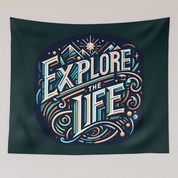 Item preview, Explore the Life, typography designed and sold by maxmaj.