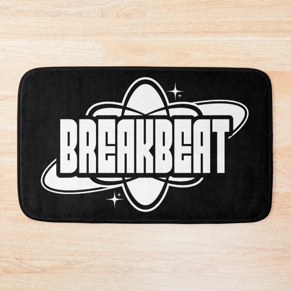 Item preview, BREAKBEAT  - Y2K Atom (White)  designed and sold by Discothreadz.