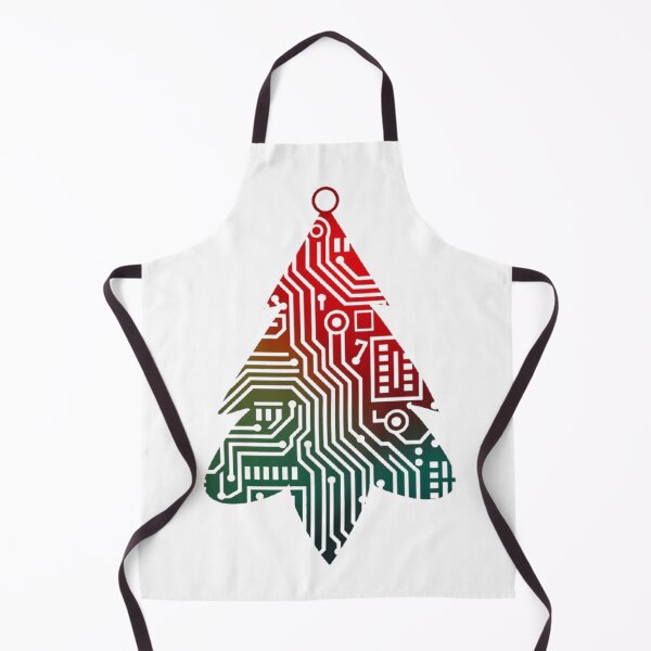 Item preview, Circuit board-inspired holiday tree designed and sold by likbatonboot.