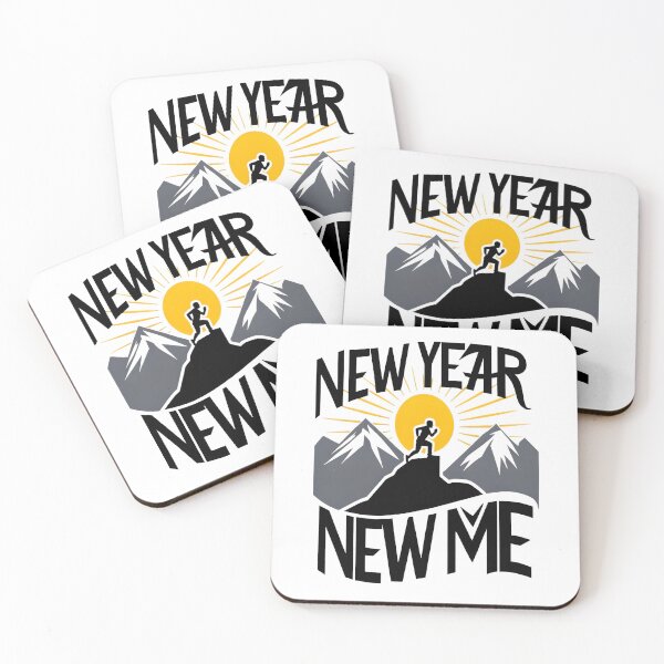 Item preview, New Year New Me Motivational Mountain Graphic New Years Shirt designed and sold by cirereyes.