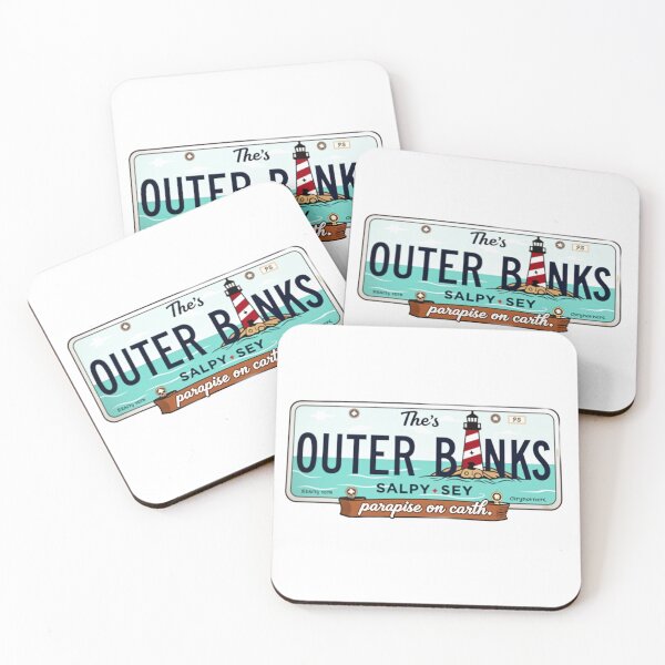 Item preview, Outer Banks Lighthouse Paradise License Plate designed and sold by urbsrepublic.