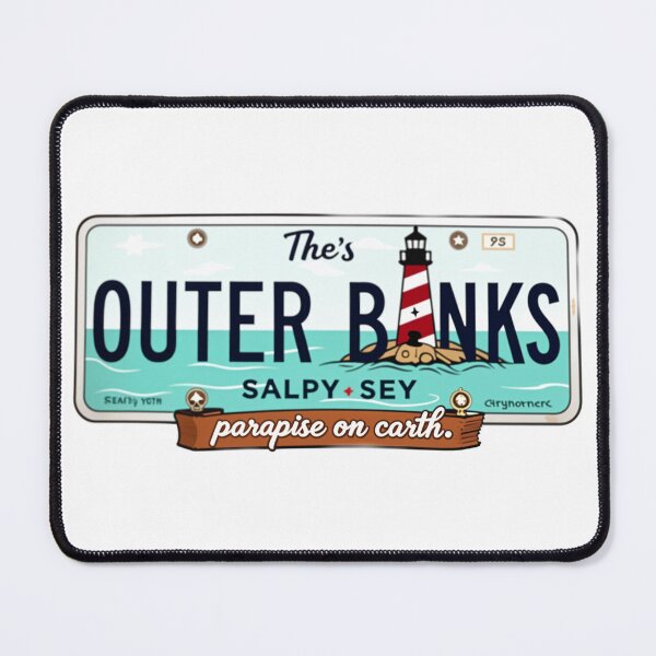 Item preview, Outer Banks Lighthouse Paradise License Plate designed and sold by urbsrepublic.