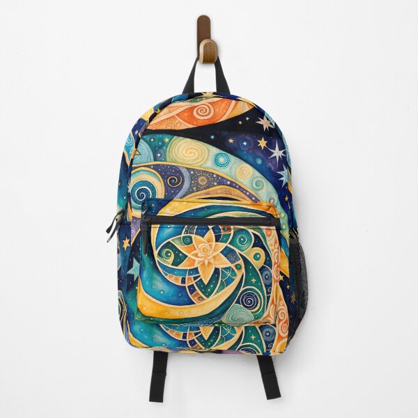 Item preview, Swirly galaxies, multicolored stars and planets - 12 designed and sold by artedamensagem.