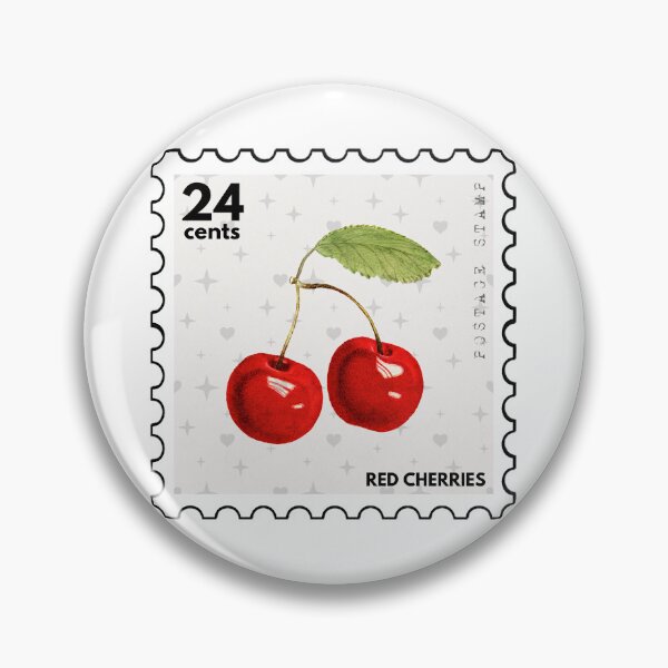 Item preview, Vintage Red Cherries Postage Stamp designed and sold by RabbitK.