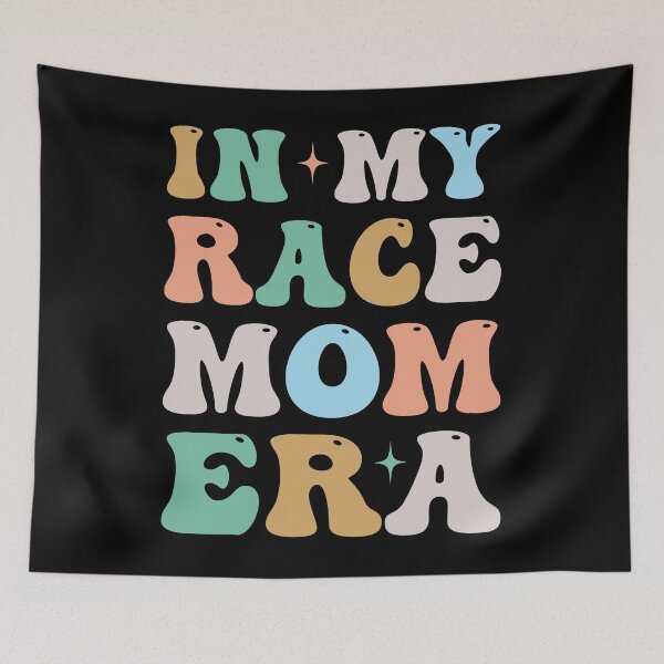 Item preview, In My Race Mom Era Groovy Retro designed and sold by WhistleCloset.